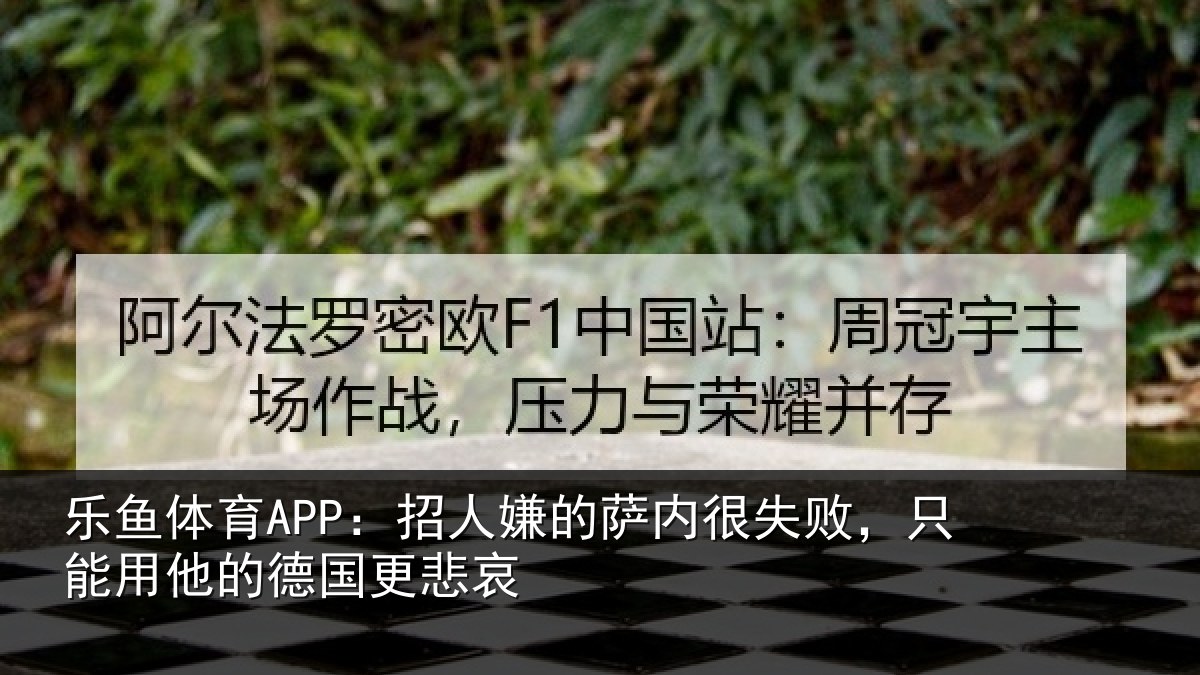 乐鱼体育APP:招人嫌的萨内很失败,只能用他的德国更悲哀